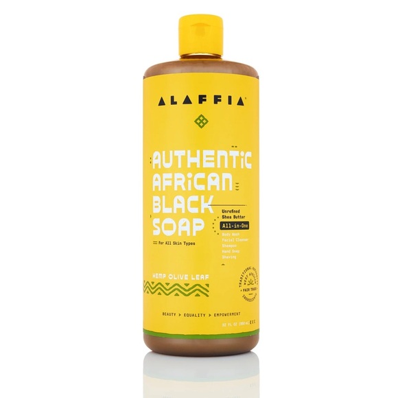 Alaffia African Black Soap— Hemp Olive - Picture 1 of 6